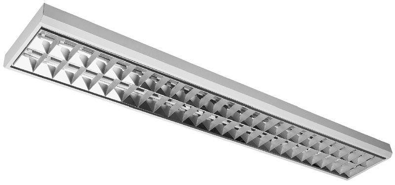 Type P* - Surface mounted or suspended with different options of louvre